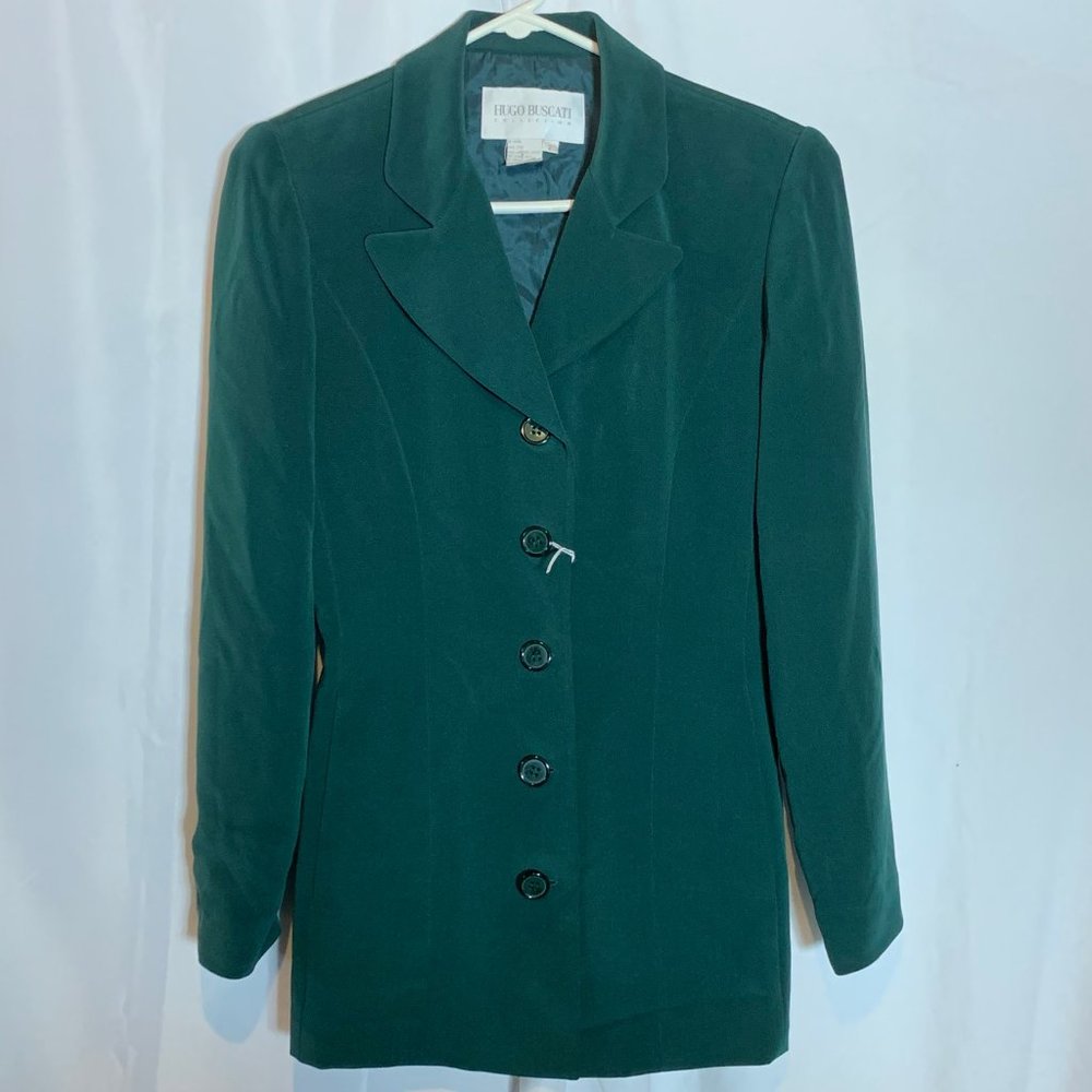 Hugo Buscati Silk Sz 2 5 button Suit Jacket